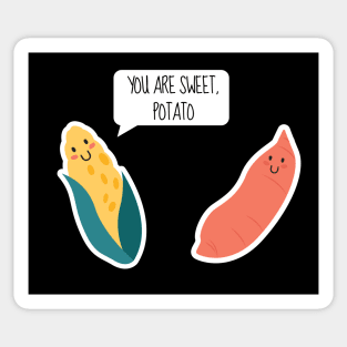 You Are Sweet Potato Funny Vegetables Sticker